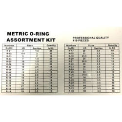 O-RING DICHTSATZ 3-50/1.5-3.5MM PROFI 419X