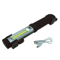 LAMPA LED COB 3W+ LED 3W 100LM 1500mAh Li-ion USB