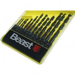 TWIST DRILL SET 2-8MM HSS 13X