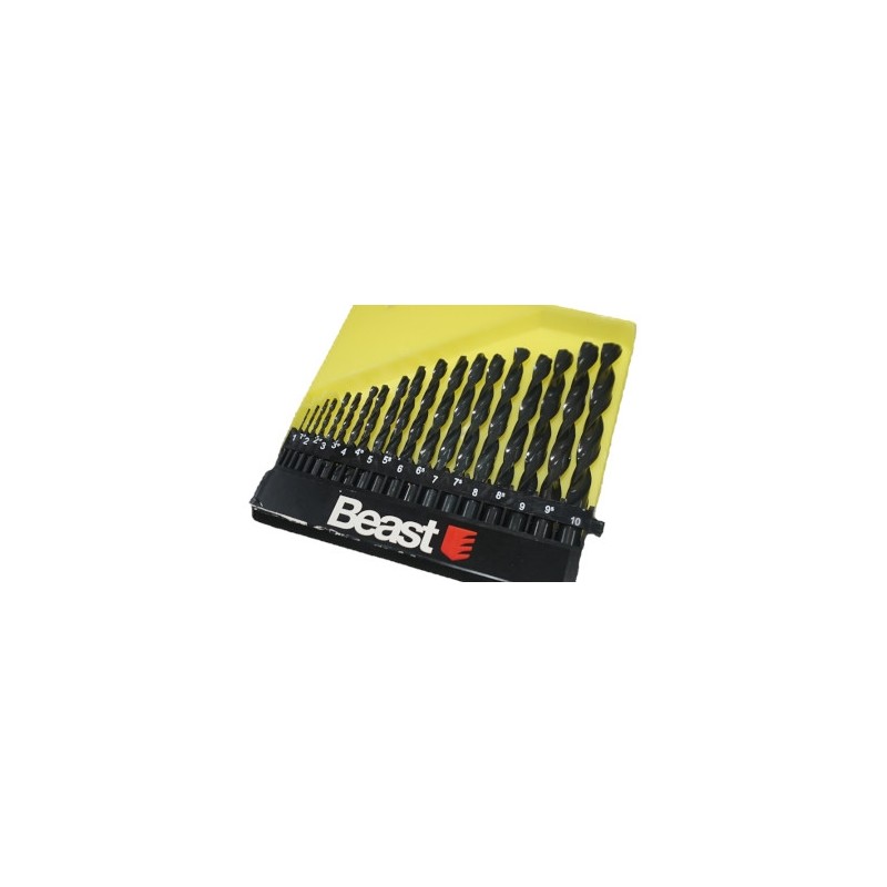 SET DI PUNTE PER FERRO 1-10MM HSS 19X