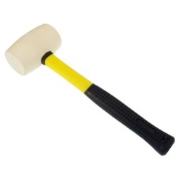 GUMMI HAMMER 60MM, FG, WHITE, PROFI