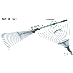 RASTRILLO DE CÉSPED 80-165CM TELESCOPIC