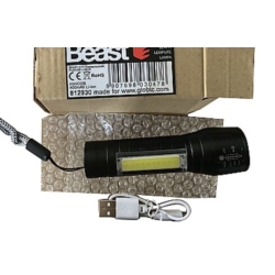  COB 1W + CREE 2W 400mAh Li-ion USB