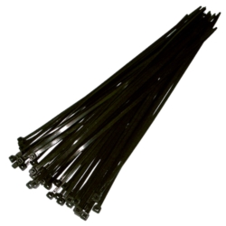 ABRAZADORAS DE PLASTICO 530x7.6MM BLACK NYLON 20X