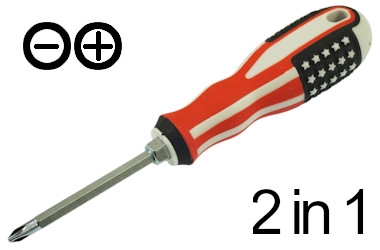 SADA SROUBOVAKU 2 IN 1 DOUBLE END 210MM US-FLAG