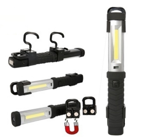 LAMPA LED COB 3W+ LED 3W 100LM 1500mAh Li-ion USB