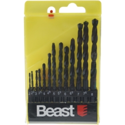 JUEGO BROCAS PARA METAL 2-8MM HSS 13X