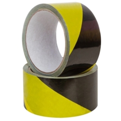  50MM x 33M GLUE BLACK/YELLOW