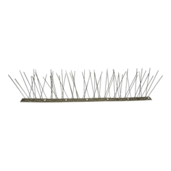 KOLCE NA PTAKI 10X 50CM STAINLESS BASE, SPIKES:6-4-6-4, W:8.5, H:11.8CM