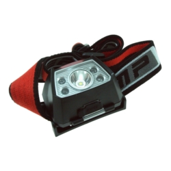 HEAD LAMP LED 3W+ 2red LED SENSOR 900mAh lithium USB