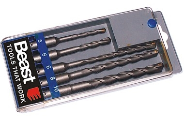 MASONRY DRILL SET 110/5-6MM + 160/6-8-10MM 5X