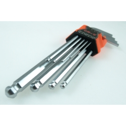 BALL HEX KEY SET 1.5-10MM CV LONG 9X