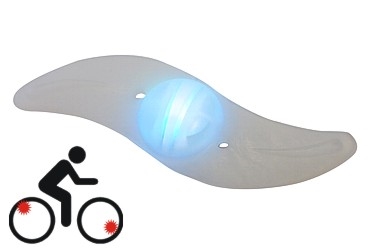 LAMPA LED LED BIKE 3-FUNCT. PP no batteries