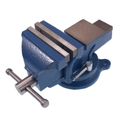 PARALLEL BENCH VICE SWIVEL STEEL 100MM 5.5KG