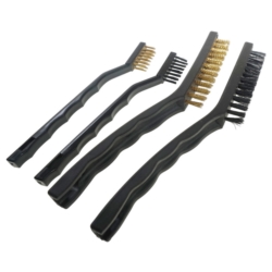 SZCZOTKI 4X (40MM 2X + 85MM BRASS 2X+ NYLON)
