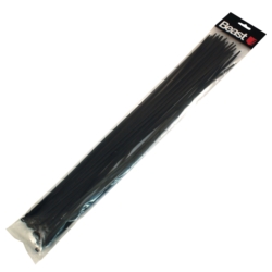 ABRAZADORAS DE PLASTICO 500x4.7MM BLACK NYLON 30X