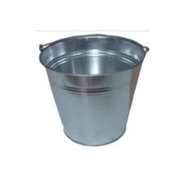 BUCKET ZINC PLATED 7L