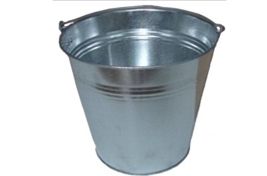 BUCKET ZINC PLATED 7L