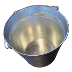 BUCKET ZINC PLATED 7L