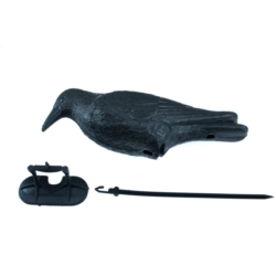 CORBEAU EPOUVANTAIL 38 CM PLASTIC