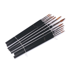 BRUSH-PENCIL SET ROUND CON.